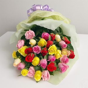36 Assorted Rose Bouquet